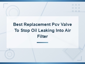 Best Replacement Pcv Valve to Stop Oil Leaking Into Air Filter
